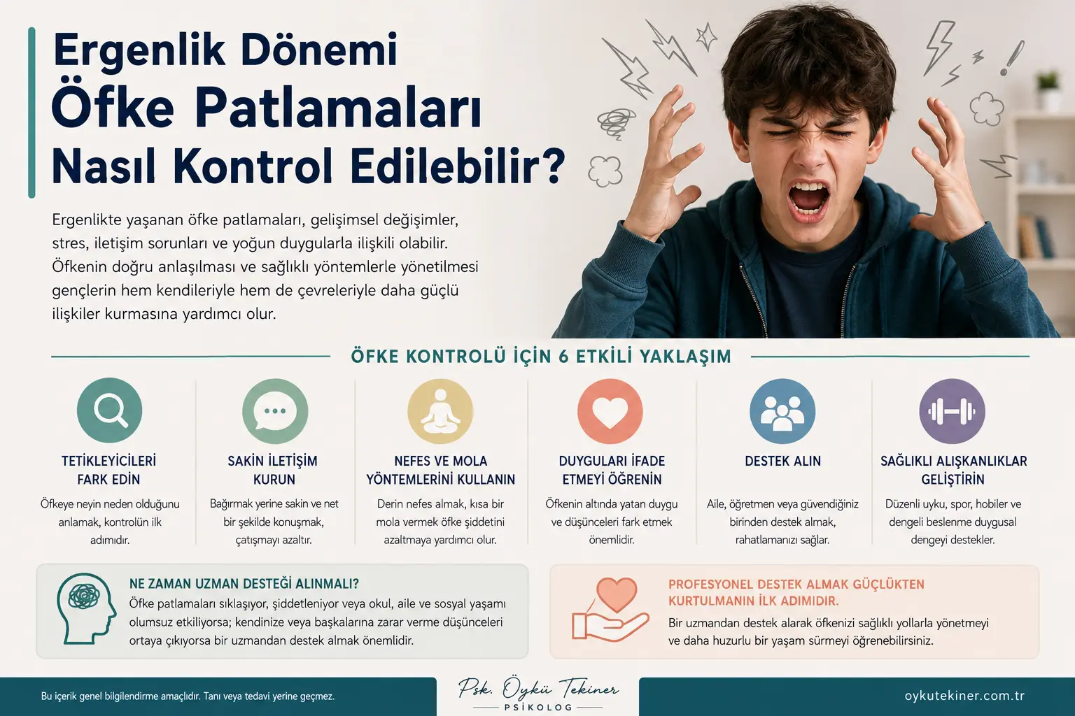 Ergenlik Dönemi Öfke Patlamaları Nasıl Kontrol Edilebilir?