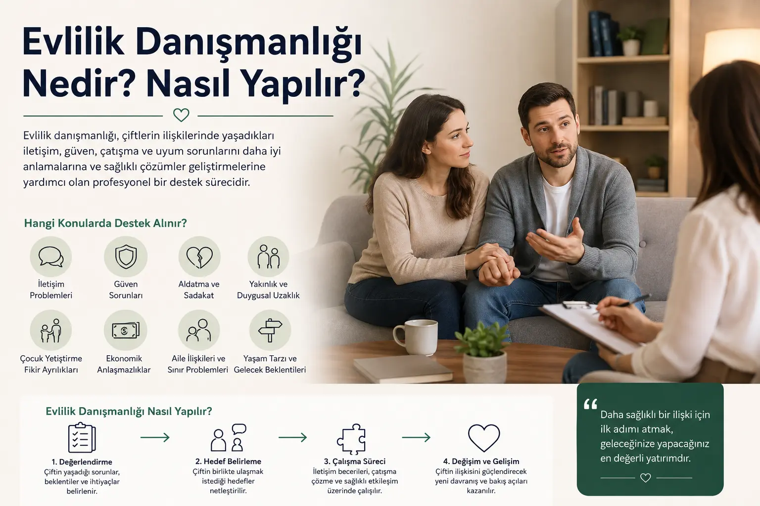 Evlilik Danışmanlığı Nedir? Nasıl Yapılır?
