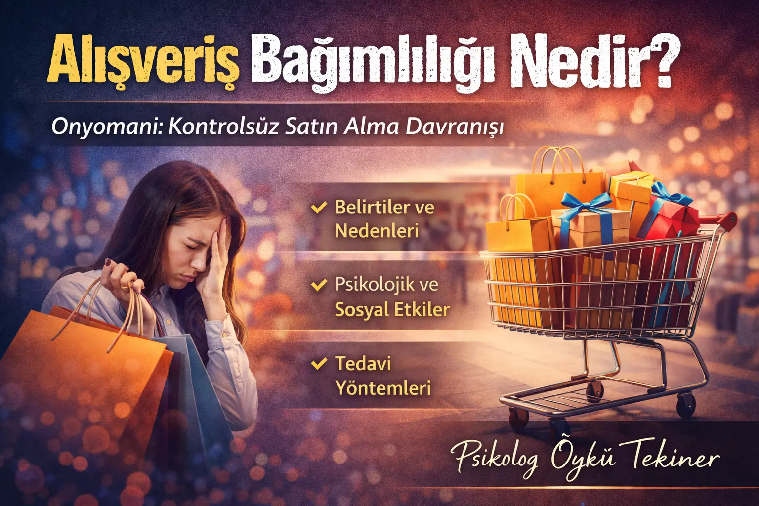 Alışveriş Bağımlılığı (Onyomani) Nedir? Psikolojide Kontrolsüz Satın Alma Davranışı