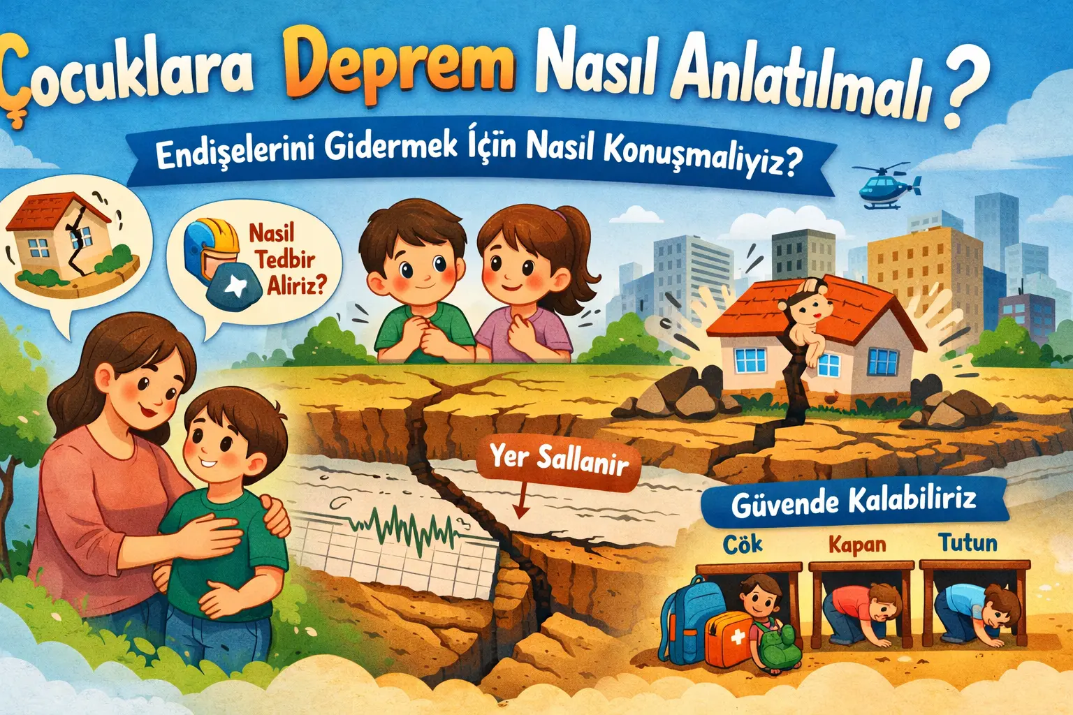 Çocuklara Deprem Nasıl Anlatılmalı?
